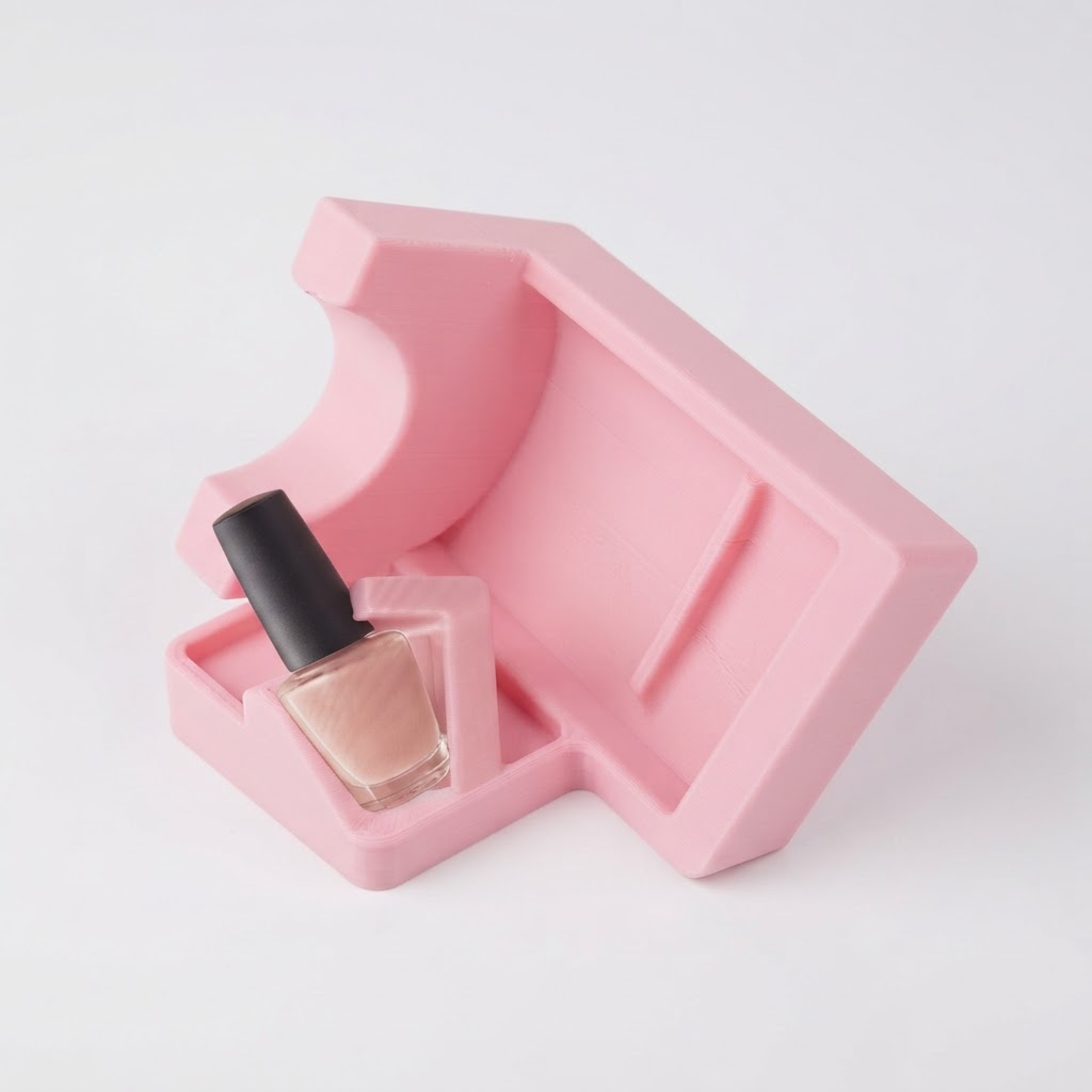 Nail Polish Holder Stand free 3D printable STL
