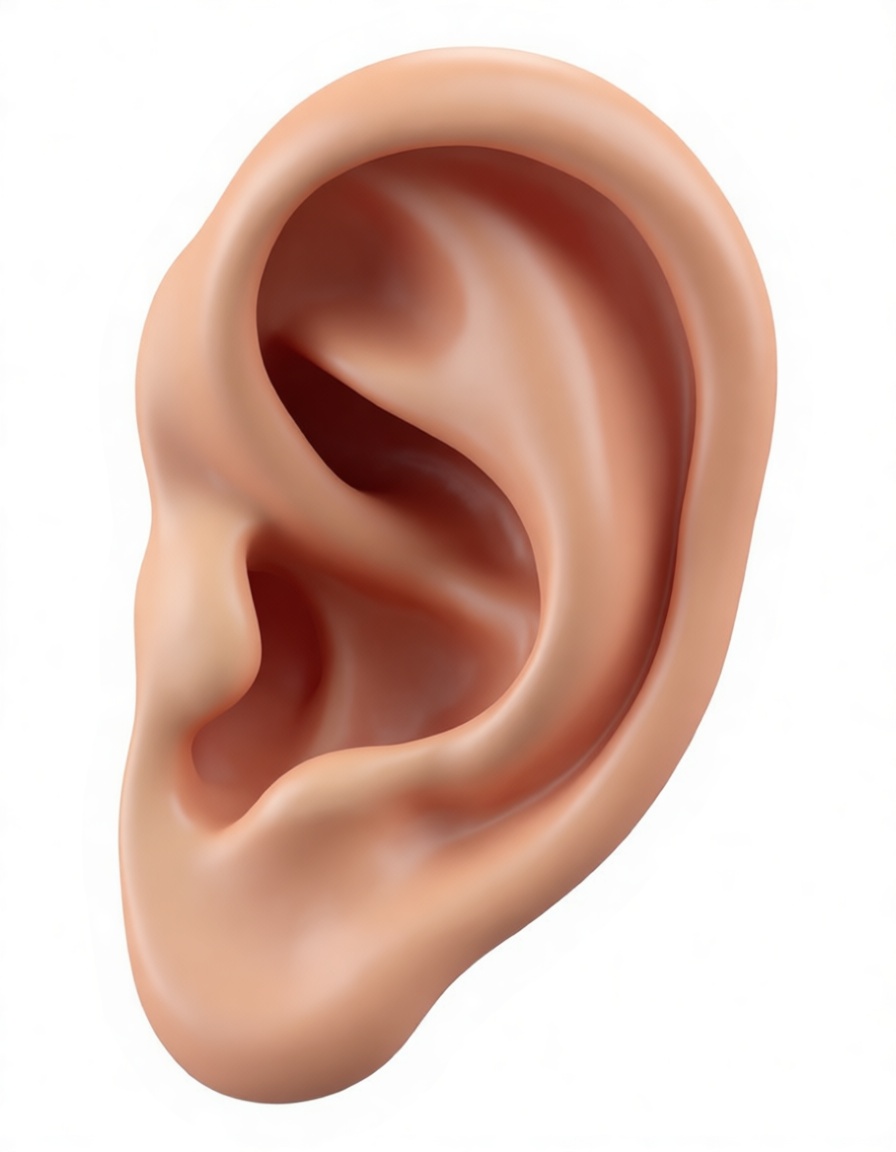 Human Ear Model free 3D printable STL
