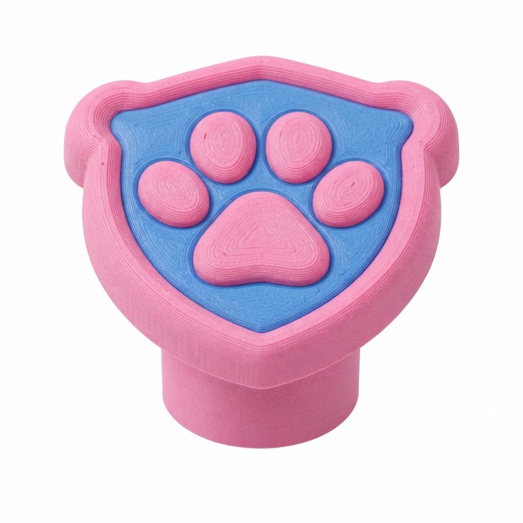 Paw Patrol Badge Figurine free 3D printable STL