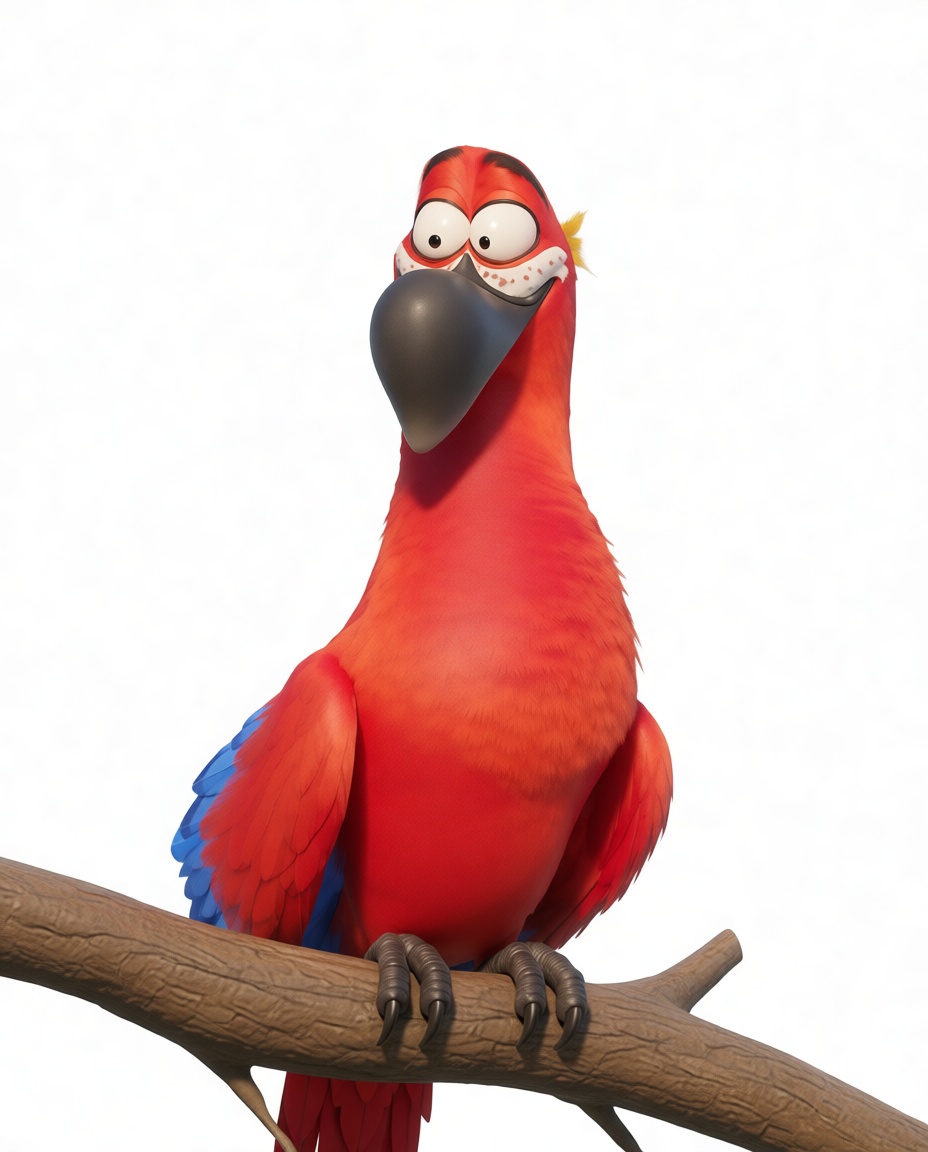 Iago Parrot Figurine free 3D printable STL