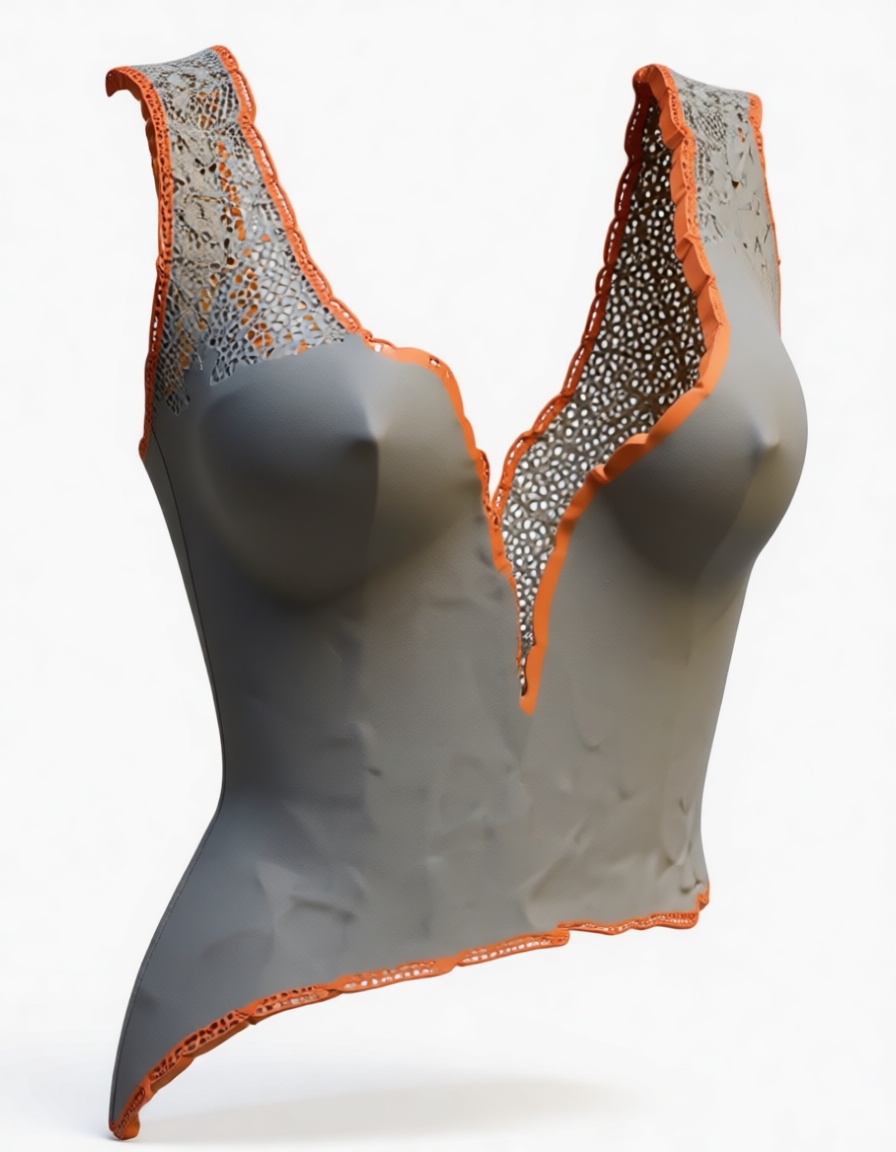 Lace Trimmed Corset Model free 3D printable STL
