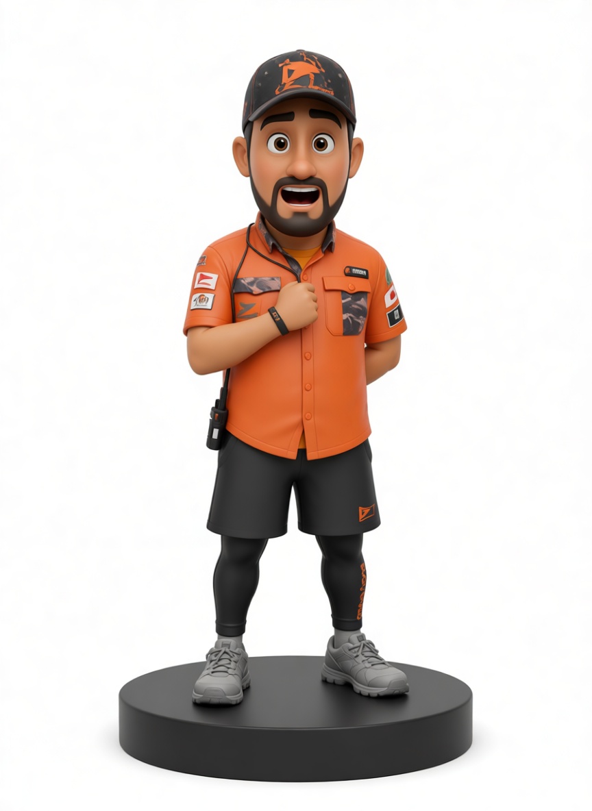 Animated Coach Figurine free 3D printable STL