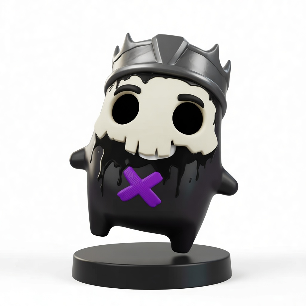 Crowned Skull Figurine free 3D printable STL