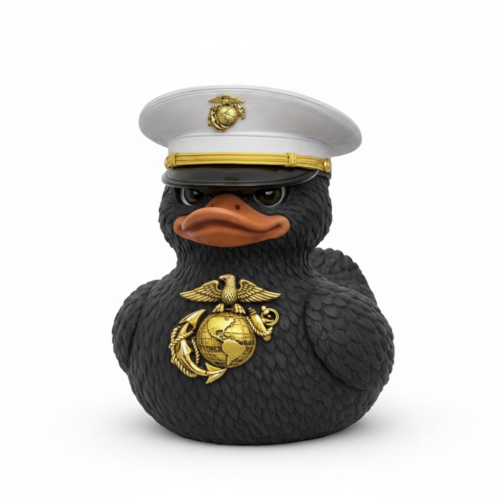 USMC Duck Figurine free 3D printable STL