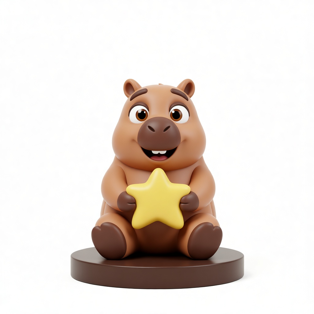 Happy Hippo Figurine free 3D printable STL