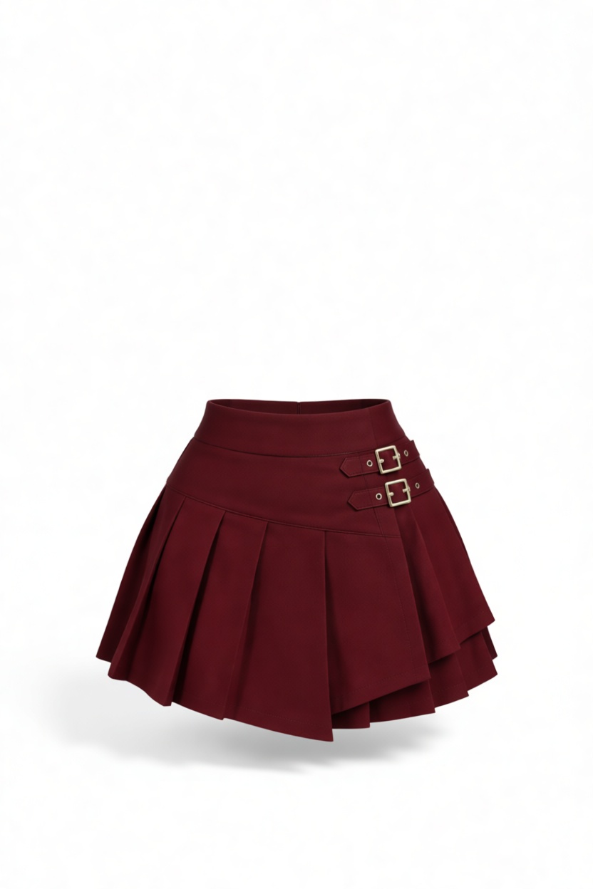 Red Pleated Skirt free 3D printable STL