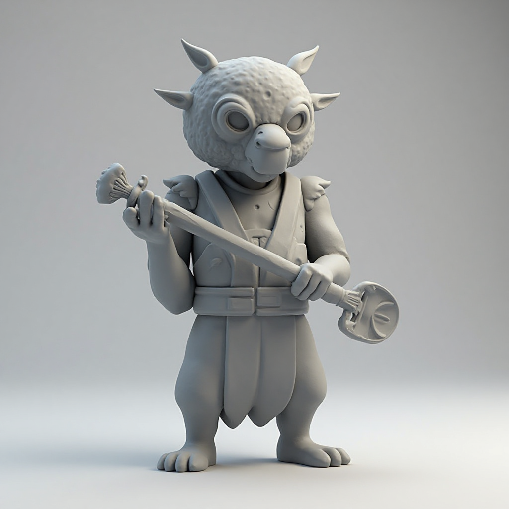 Skull-Faced Carpenter Figurine free 3D printable STL