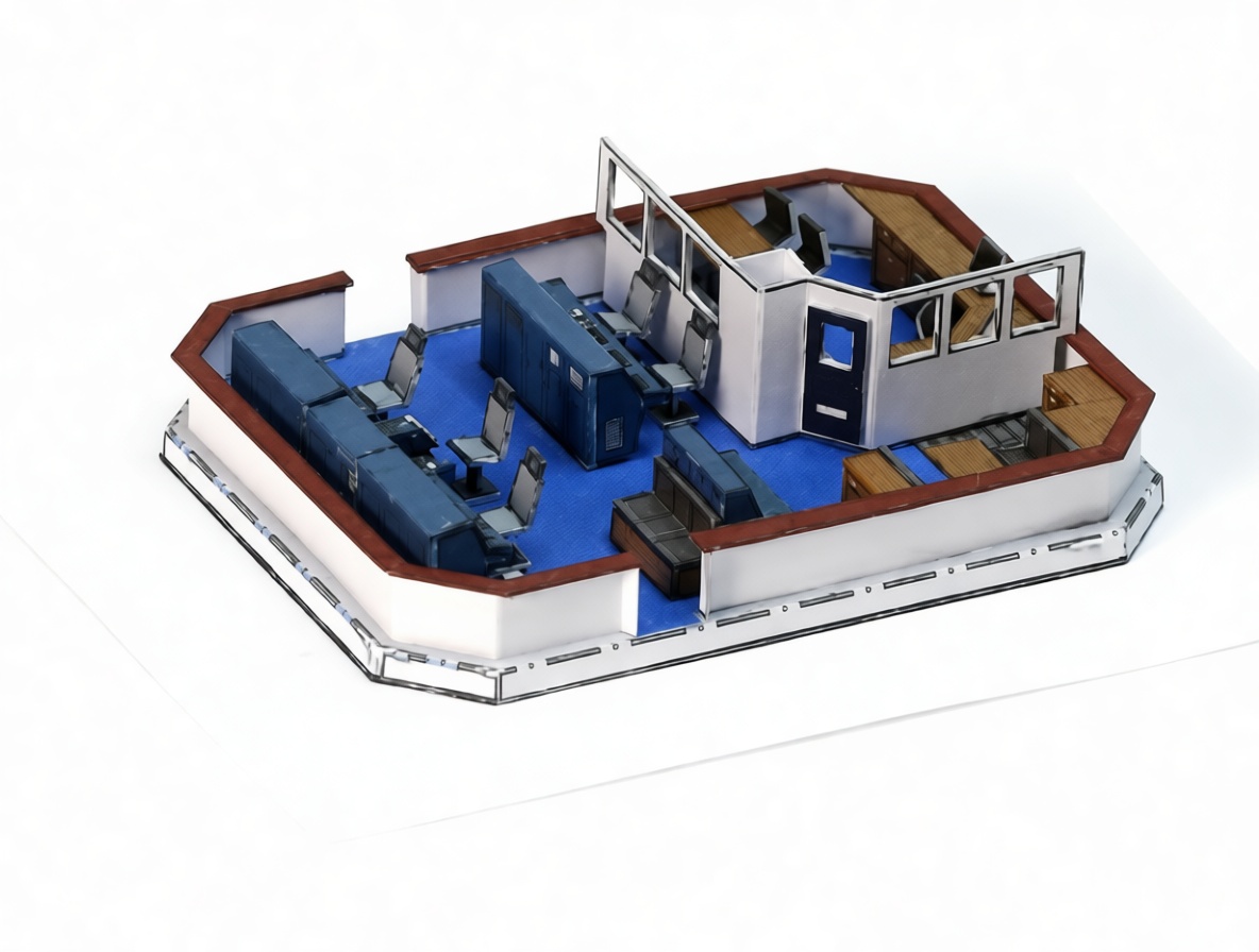 Ship Bridge Interior Model free 3D printable STL