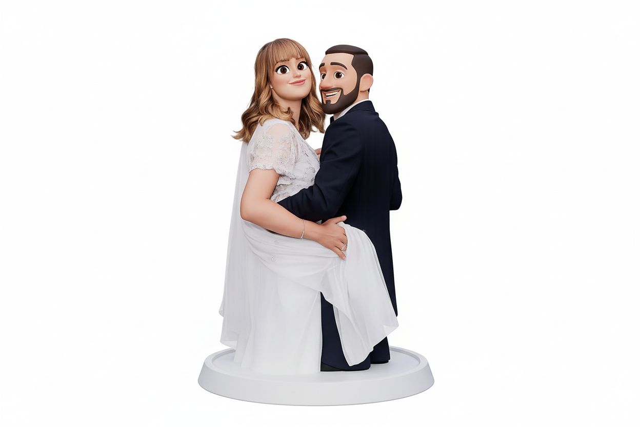 Animated Wedding Figurine free 3D printable STL