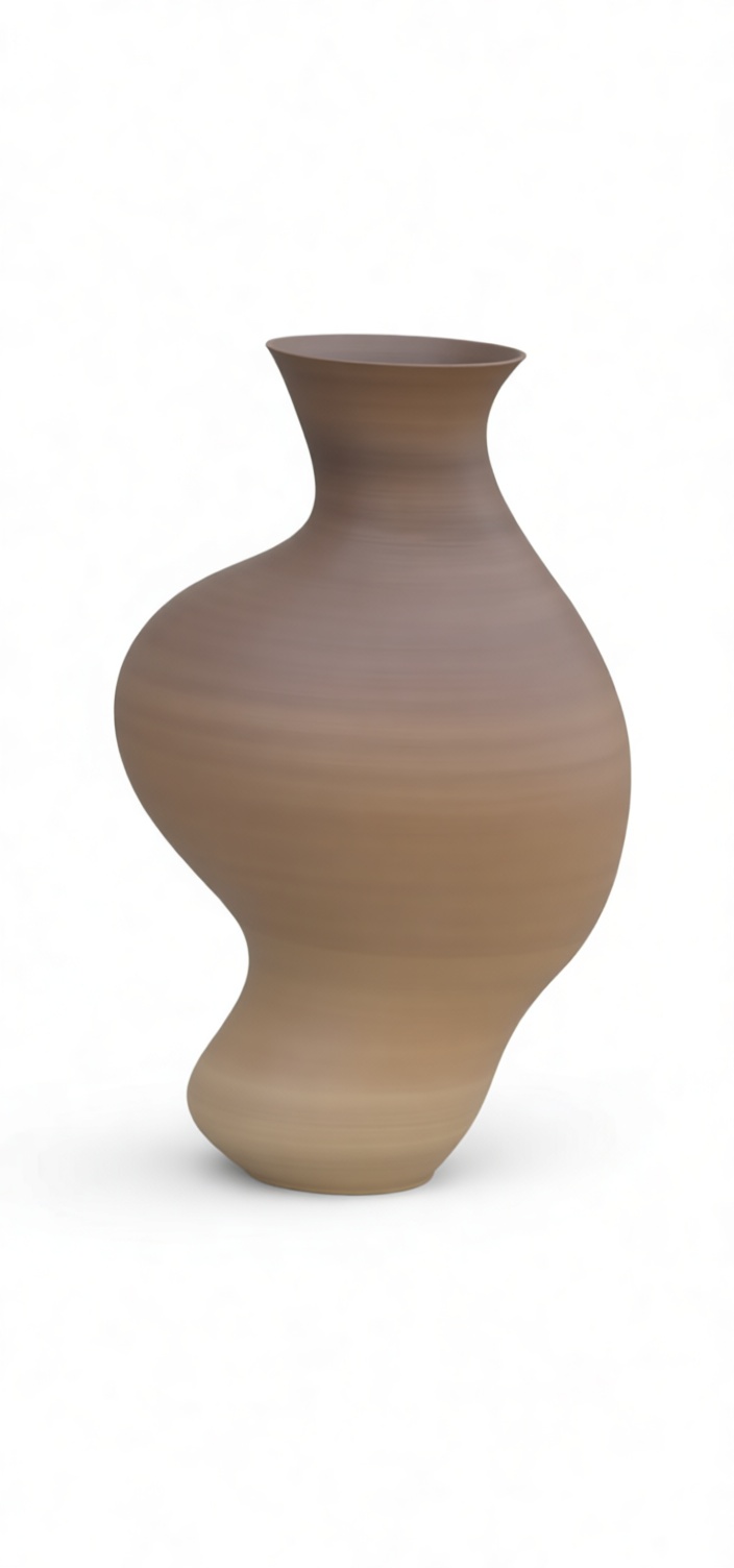 Abstract Curved Vase free 3D printable STL