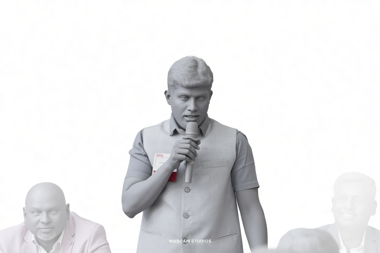 Man Singing Figurine free 3D printable STL