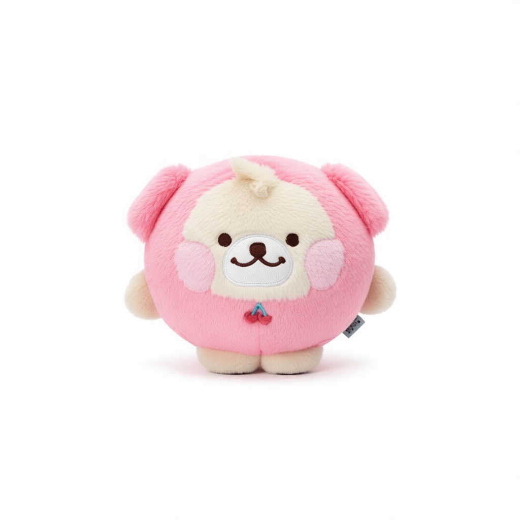 Pink Bear Plush Figurine free 3D printable STL
