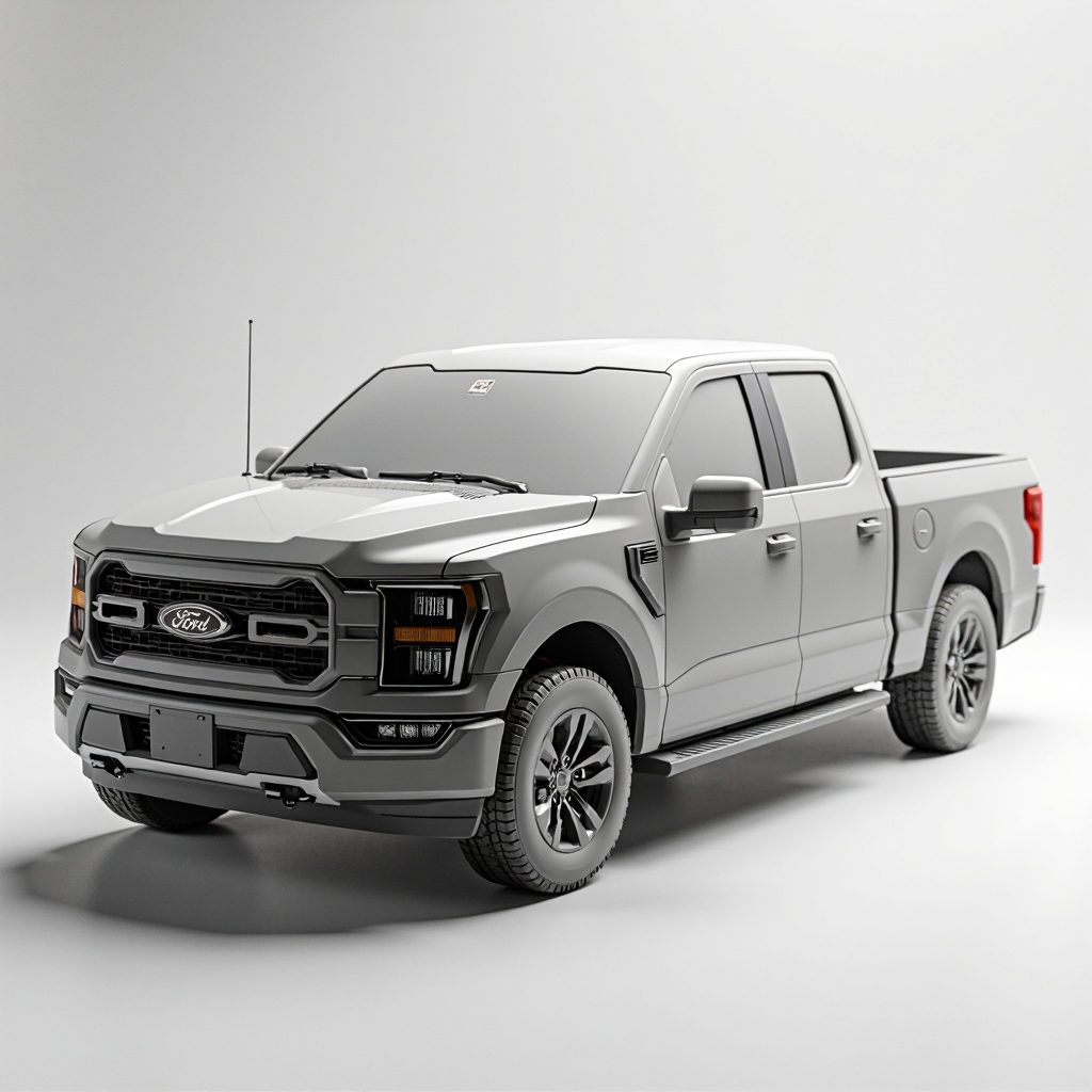 2021 Ford F-150 STX Body Shell free 3D printable STL