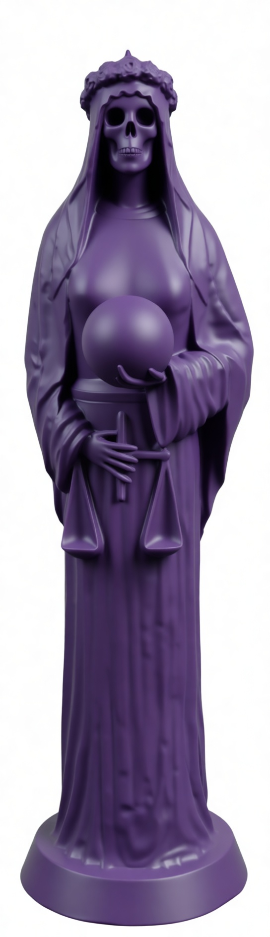 Santa Muerte Statue free 3D printable STL