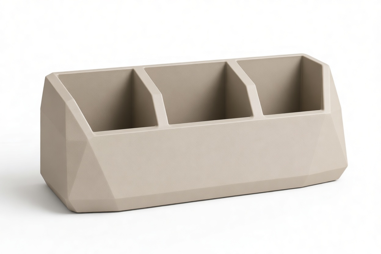 Tri-Compartment Organizer free 3D printable STL