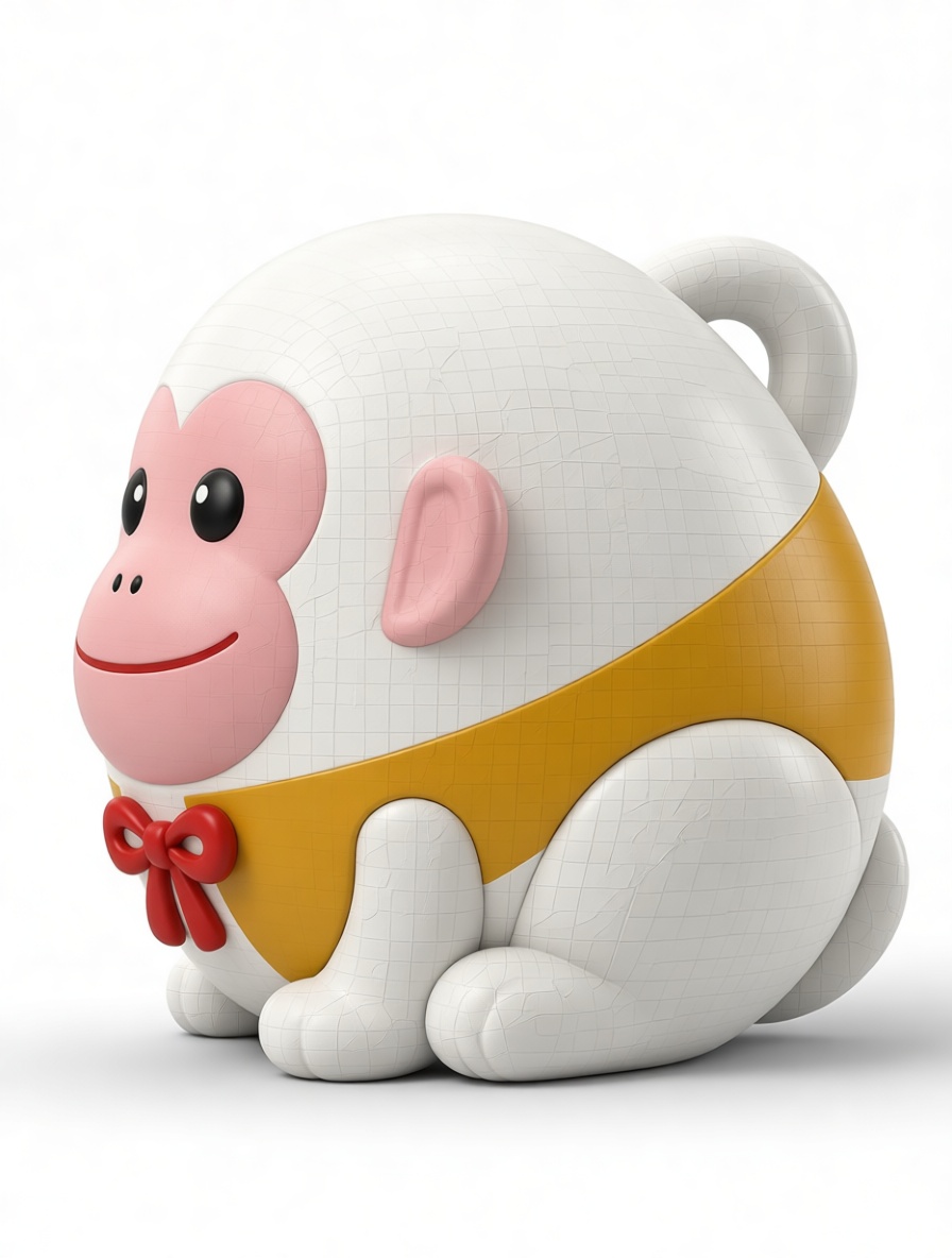 Kawaii Monkey Figurine free 3D printable STL