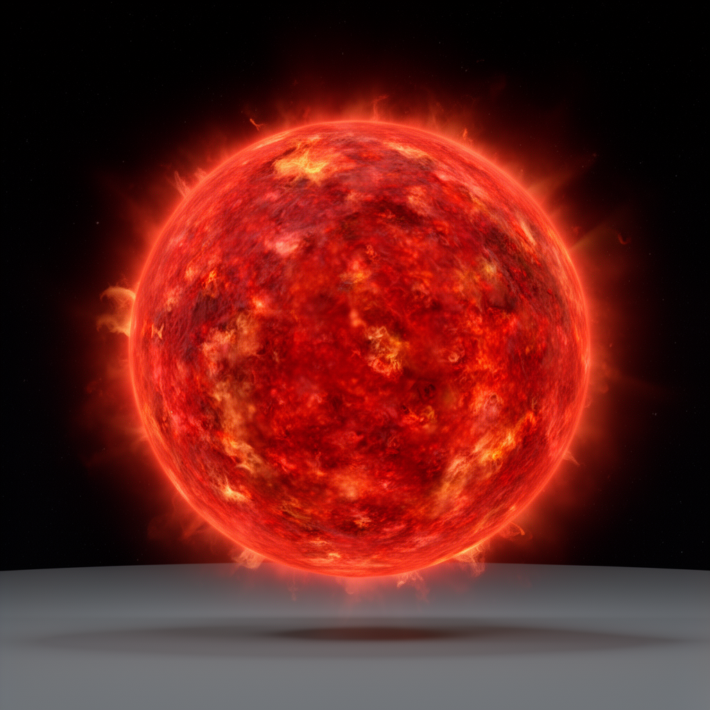 Red Supergiant Star Model free 3D printable STL