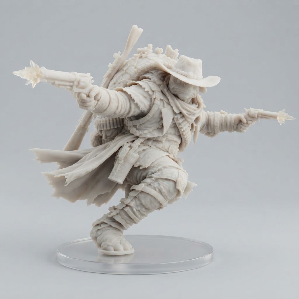 Ranger Gunslinger Figurine free 3D printable STL