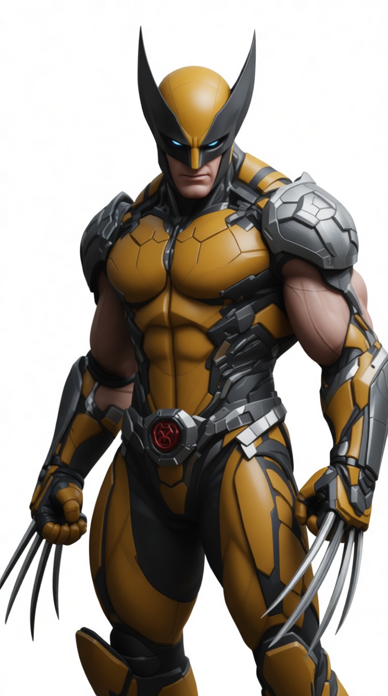 Wolverine Armor Suit Figurine free 3D printable STL