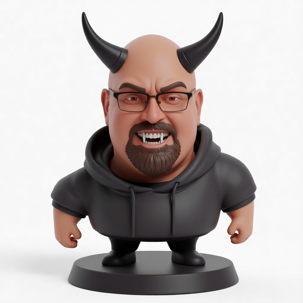 Devil Man Figurine free 3D printable STL