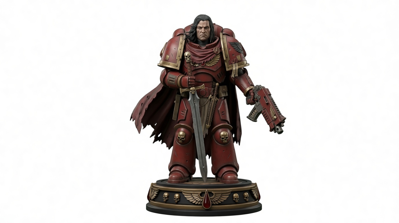 Blood Angels Space Marine Figurine free 3D printable STL
