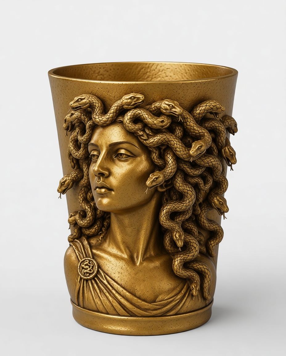 Medusa Bust Sculpture free 3D printable STL