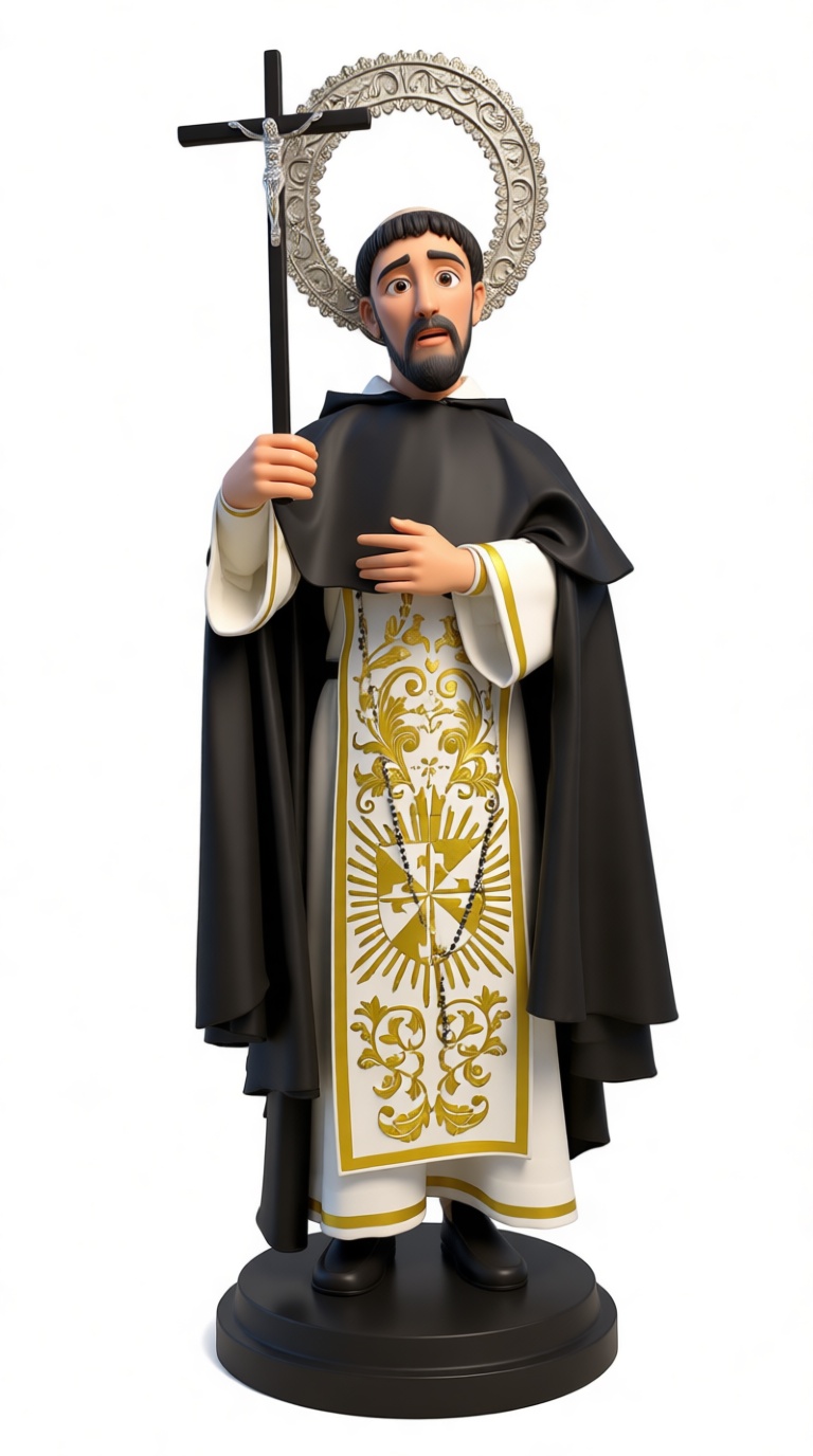 Saint Dominic Figurine free 3D printable STL