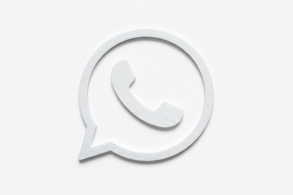 WhatsApp Logo Plaque free 3D printable STL