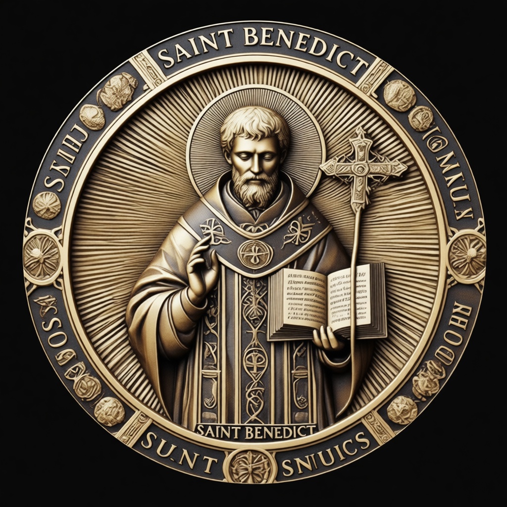 Saint Benedict Medal free 3D printable STL