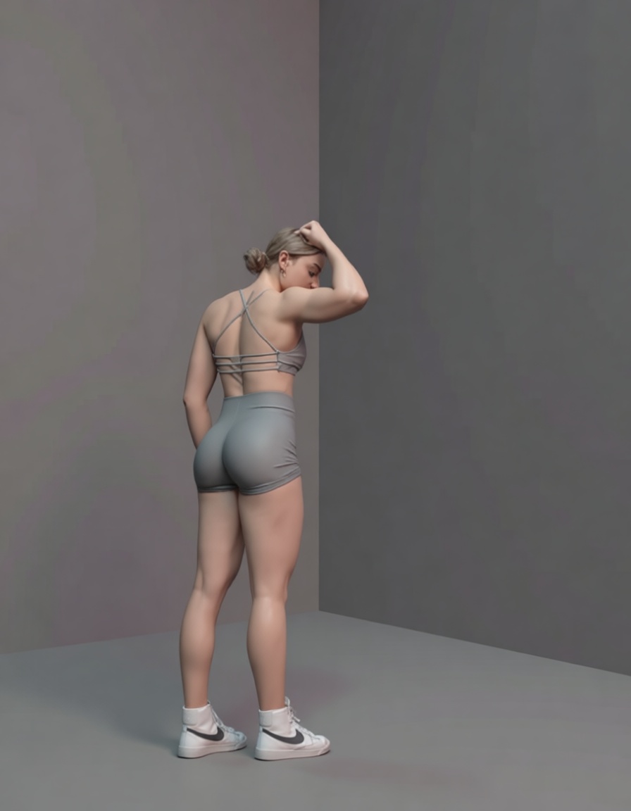 Athletic Woman Figurine free 3D printable STL