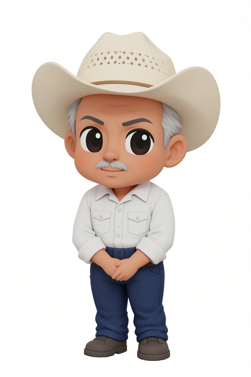 Cowboy Figurine free 3D printable STL