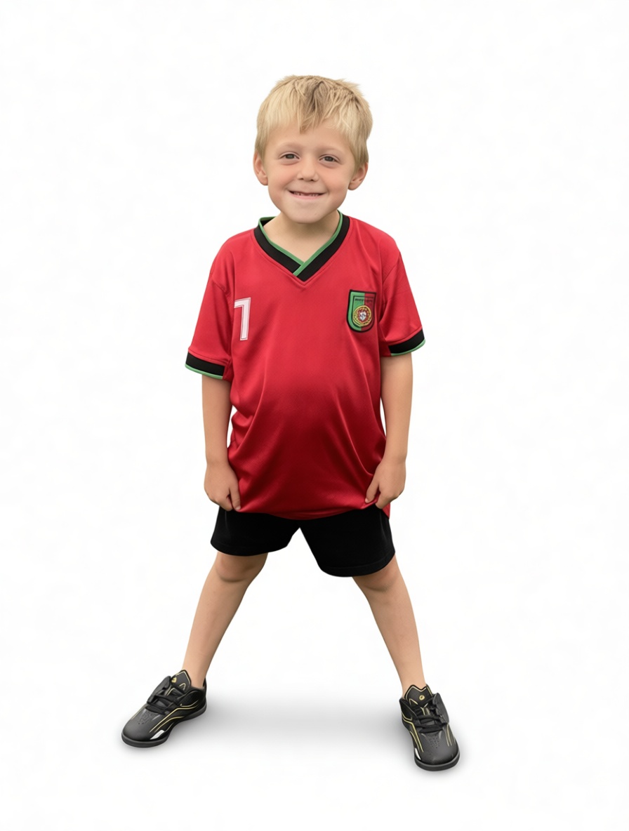 Boy in Soccer Jersey Figurine free 3D printable STL