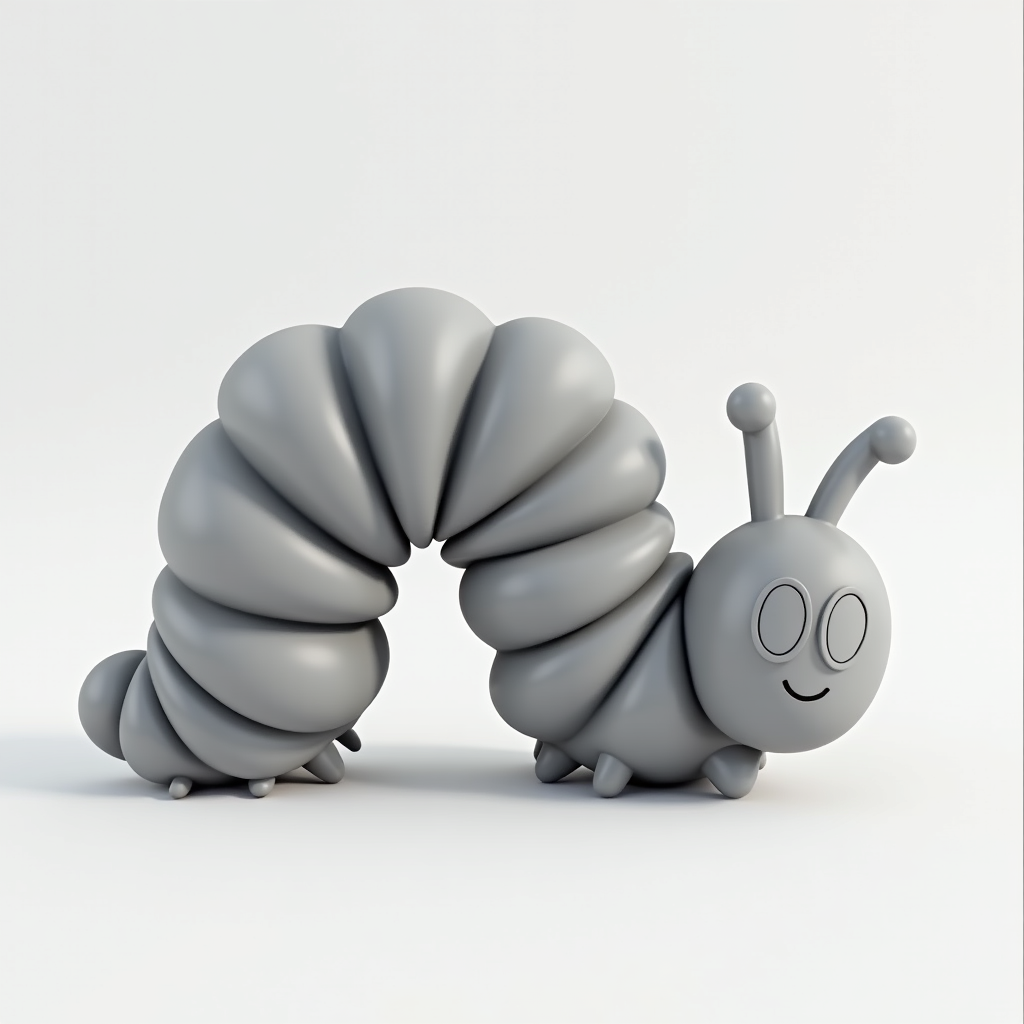 Very Hungry Caterpillar Figurine free 3D printable STL