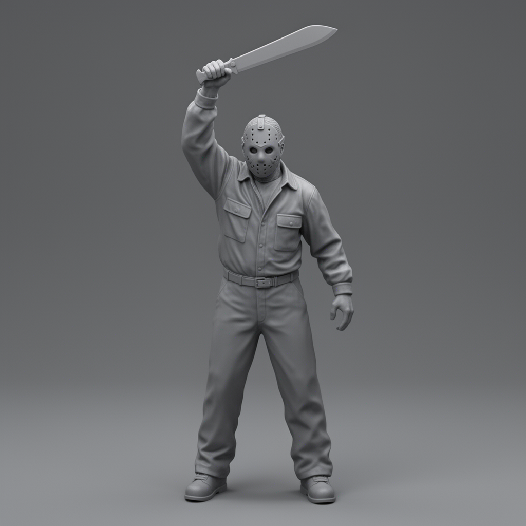 Jason Voorhees Bust free 3D printable STL