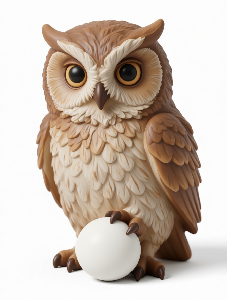 Stylized Owl Figurine free 3D printable STL