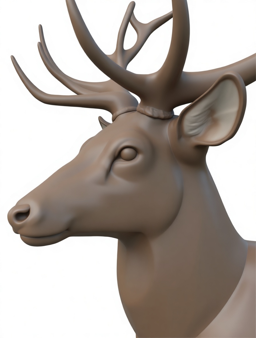 Elk Head Bust free 3D printable STL
