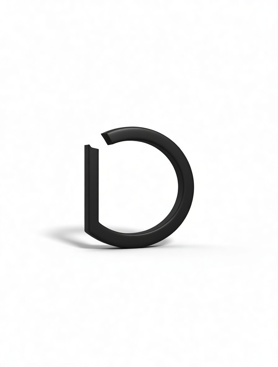 Minimalist Broken Ring Sculpture free 3D printable STL