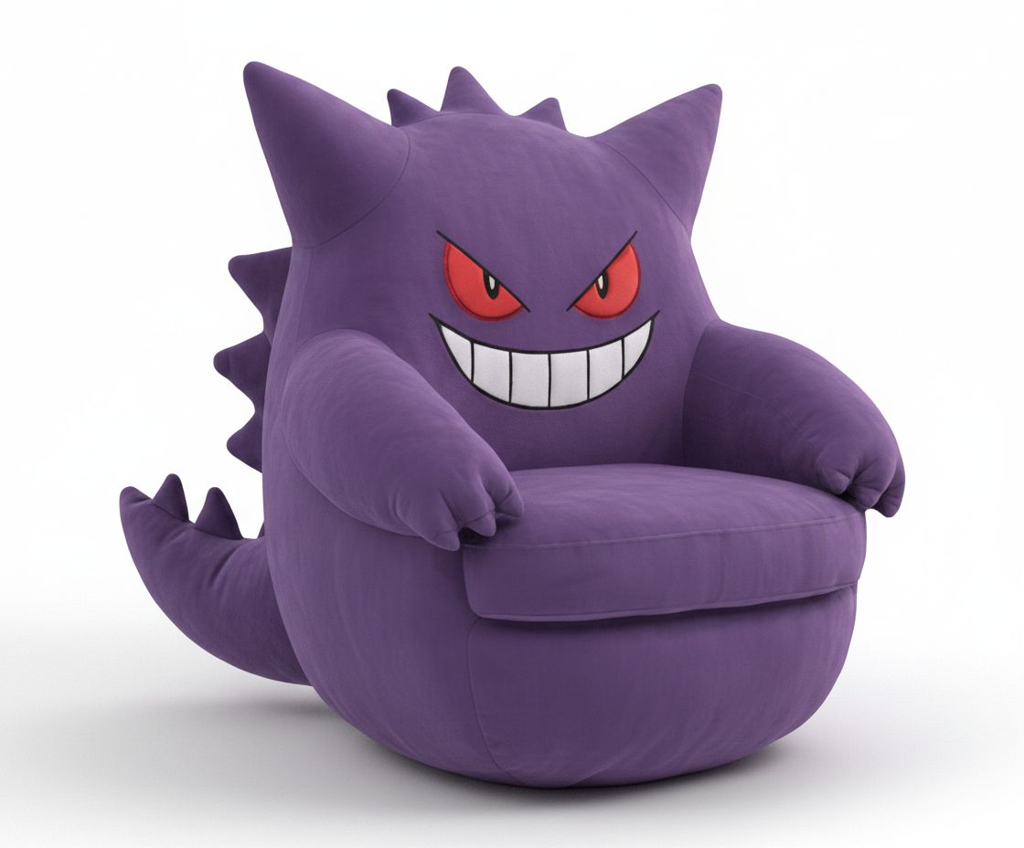 Gengar Chair Model free 3D printable STL