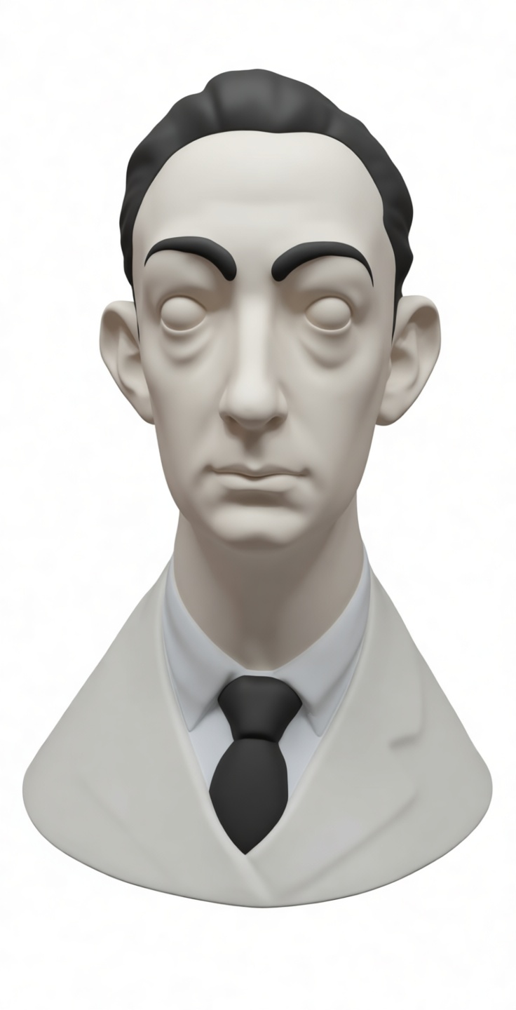 Salvador Dalí Bust free 3D printable STL