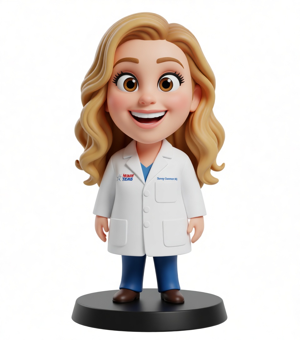 Female Doctor Figurine free 3D printable STL