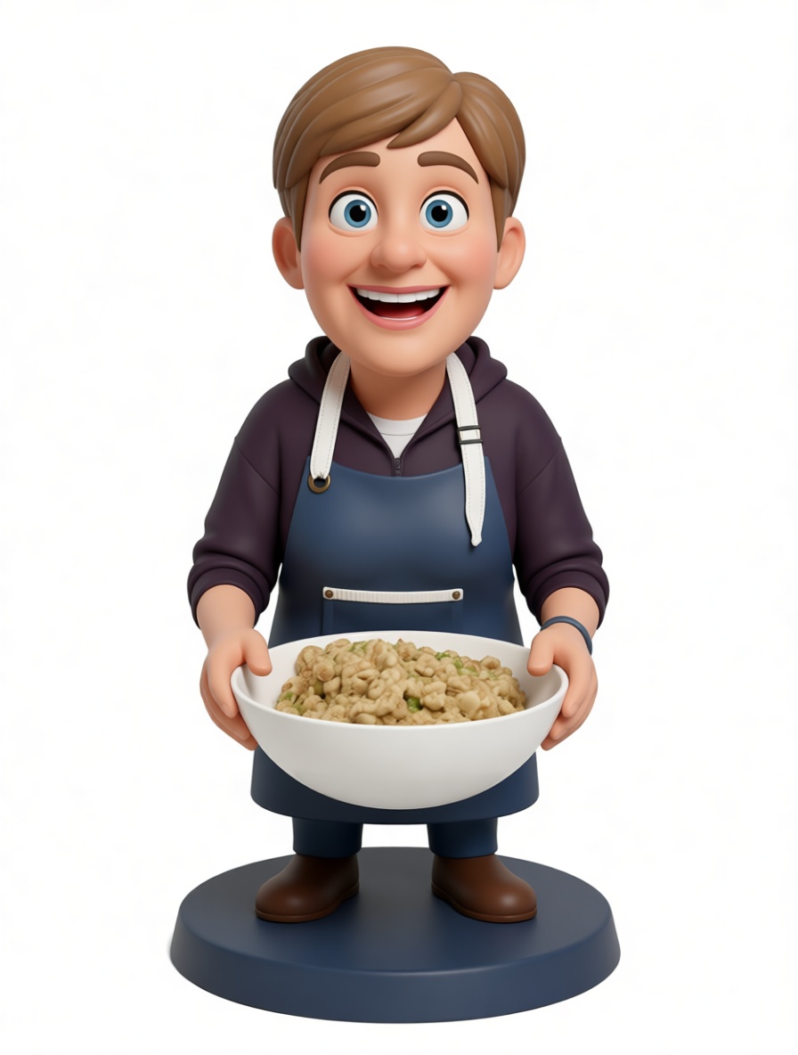 Chef Boy 3D Figurine free 3D printable STL