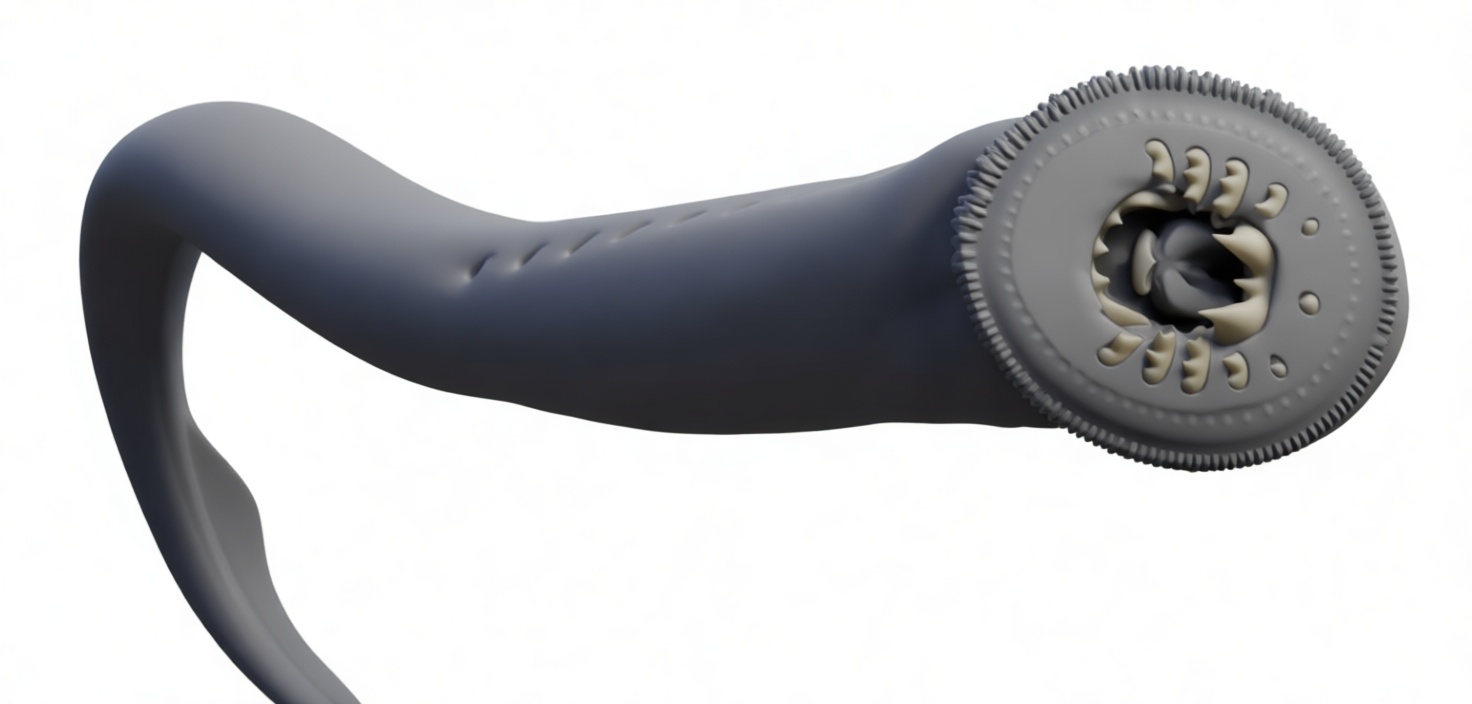 Leech Parasite Model free 3D printable STL