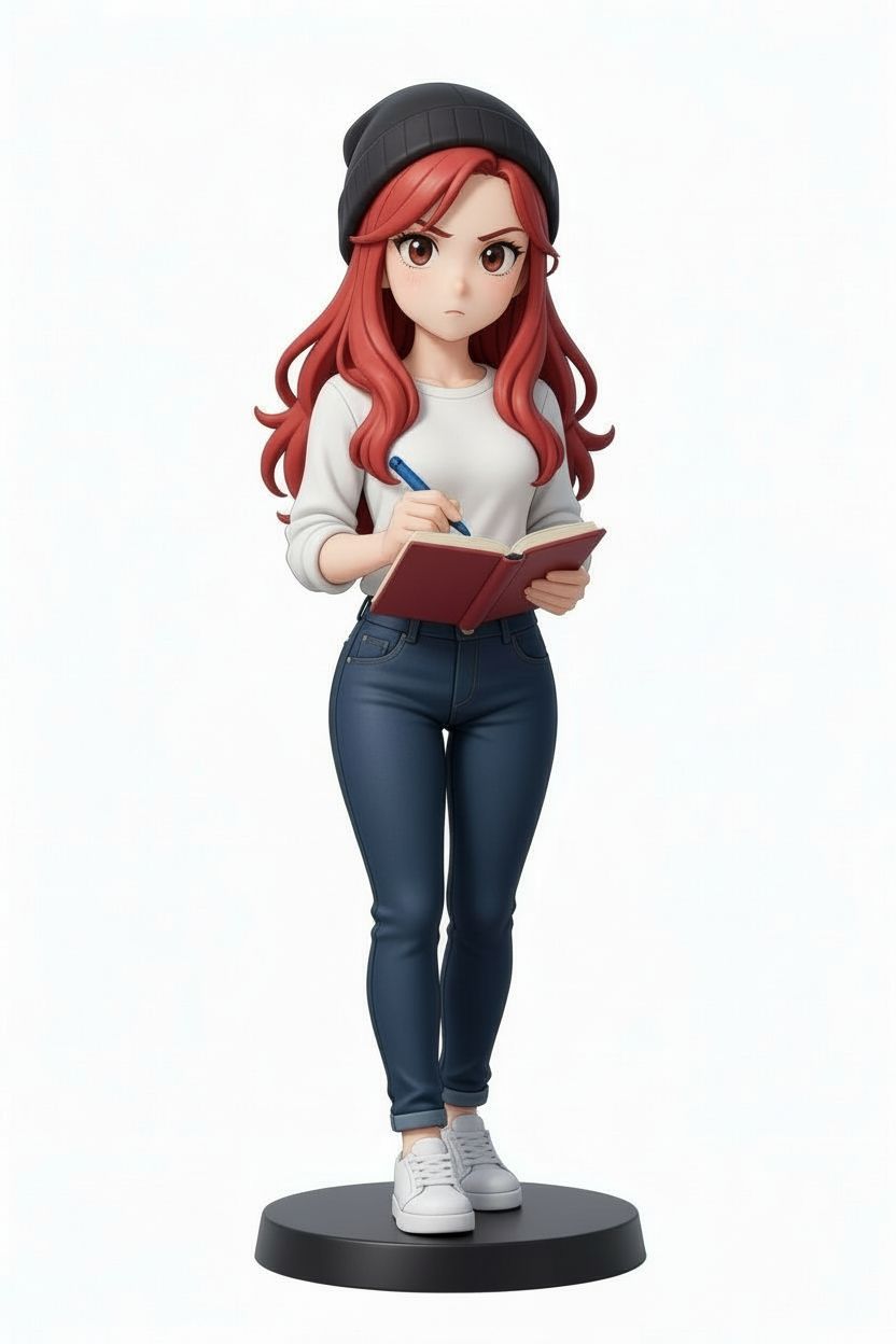 Anime Girl Figure free 3D printable STL