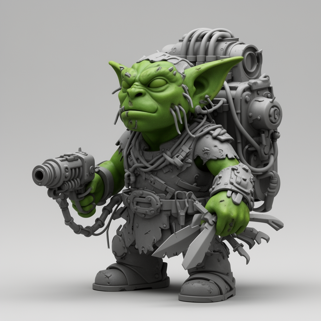 Gretchin Scavenger Figurine free 3D printable STL