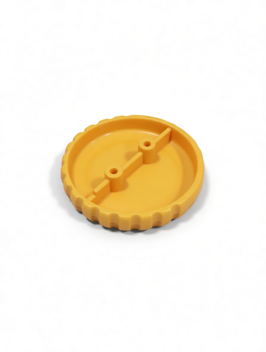 Yellow Gear Knob Cap free 3D printable STL