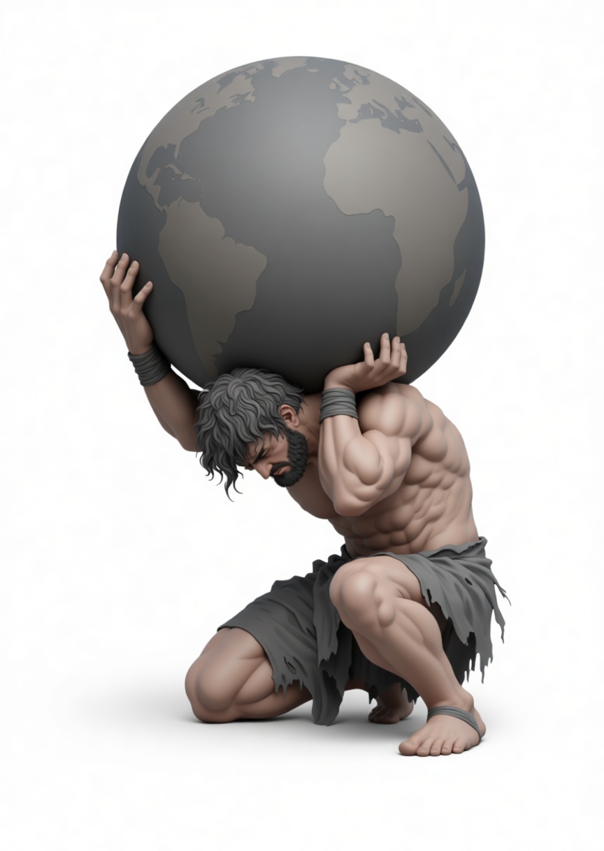 Atlas Figurine free 3D printable STL