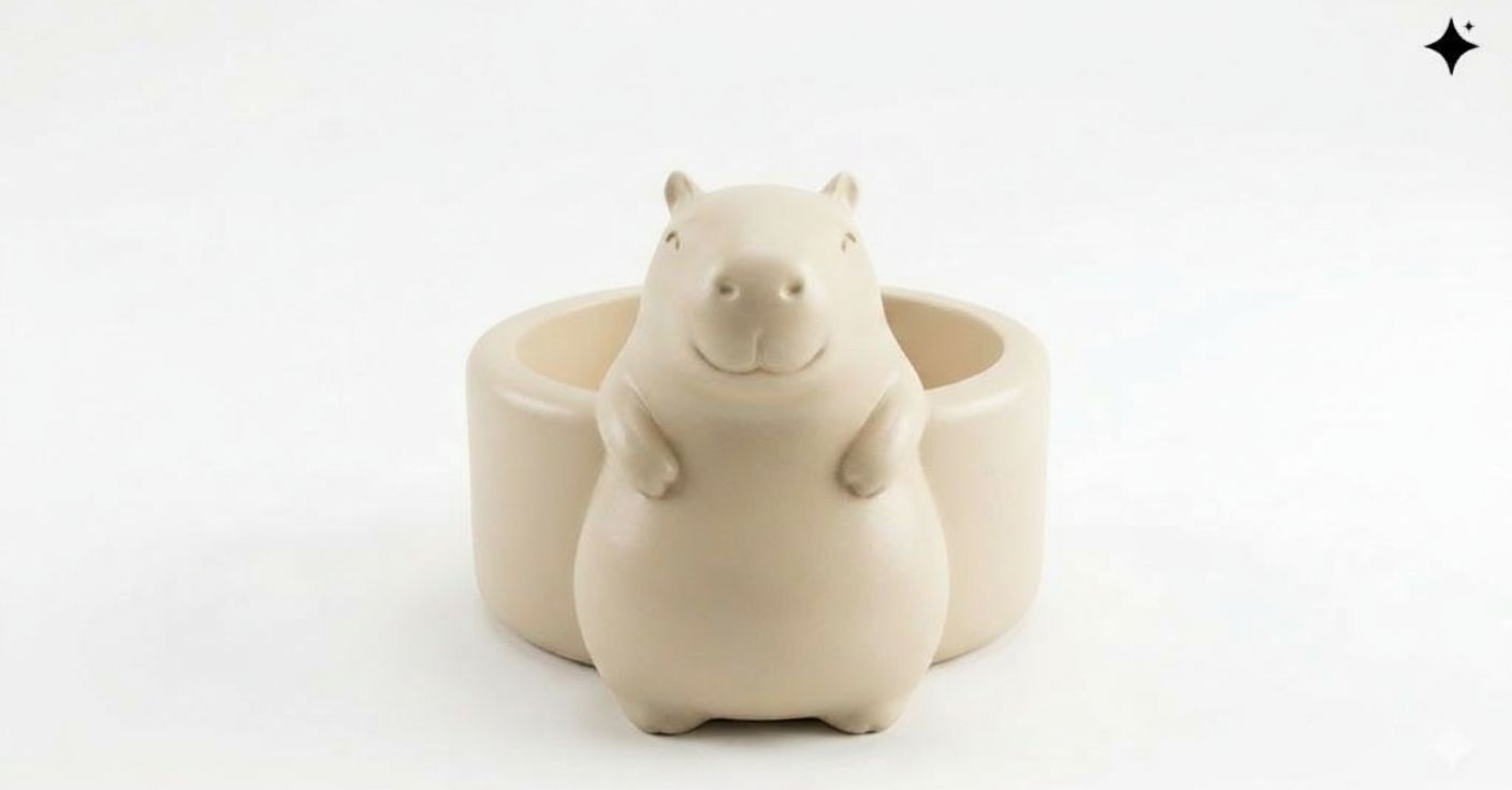 Chubby Hamster Planter free 3D printable STL