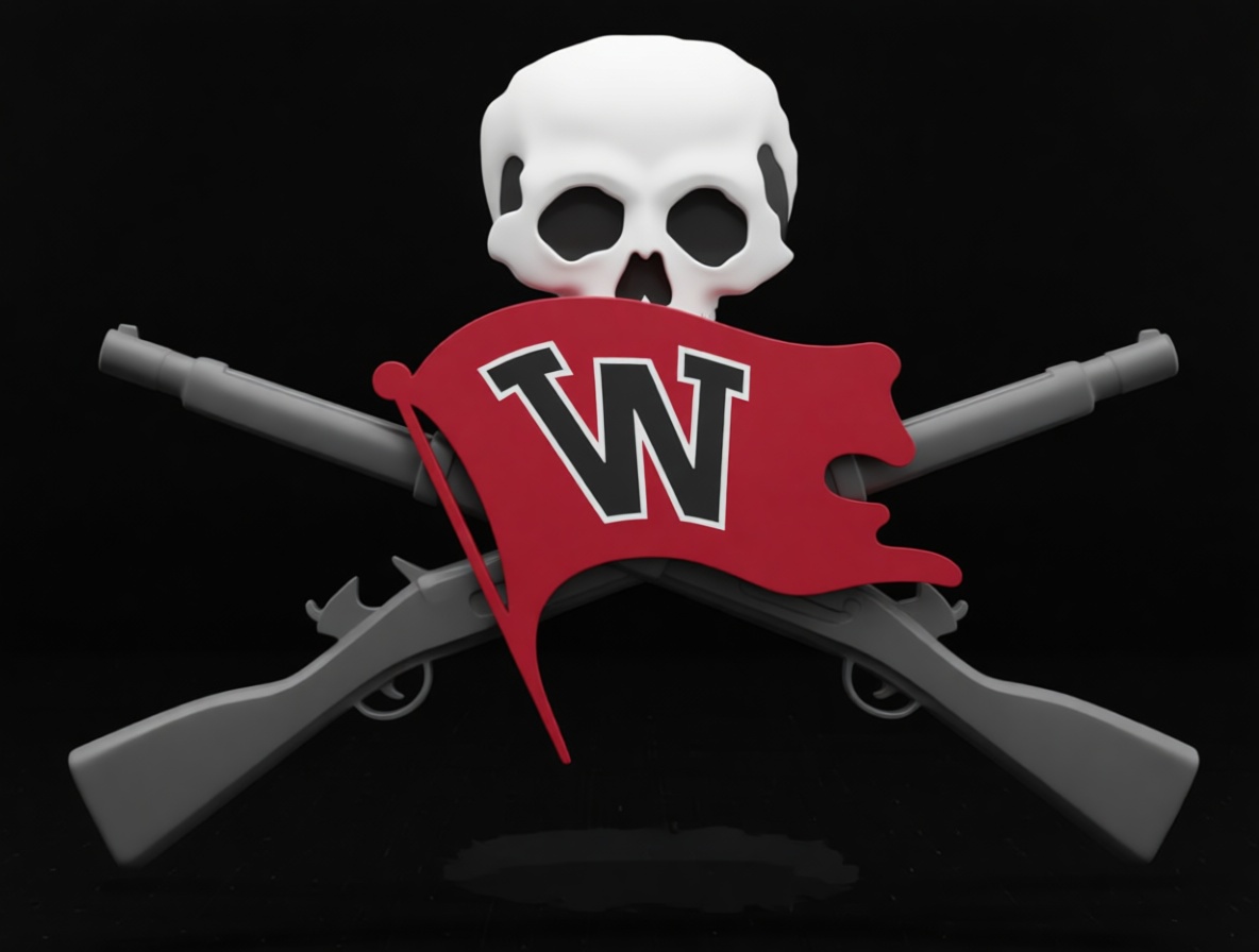 Wisconsin Skull Emblem free 3D printable STL