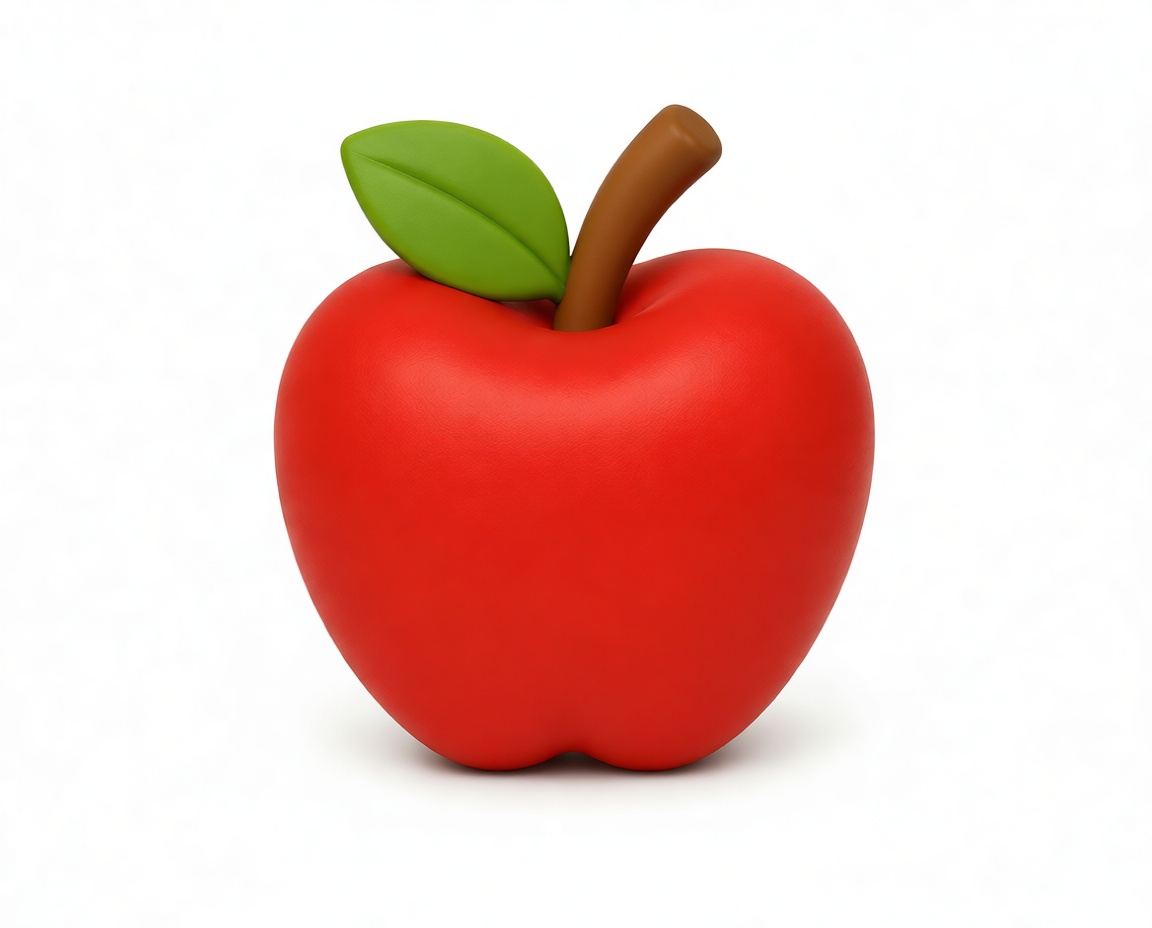 Red Apple Model free 3D printable STL