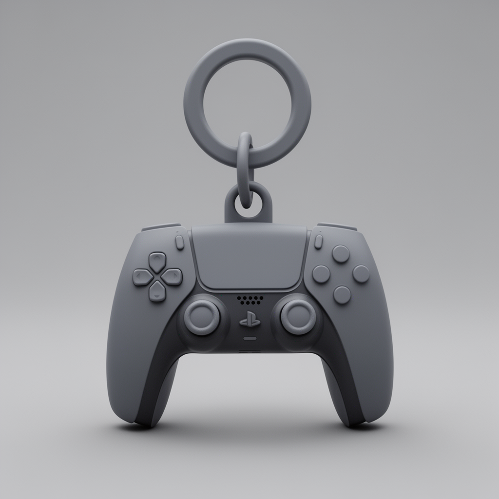 PS5 Controller Keychain free 3D printable STL